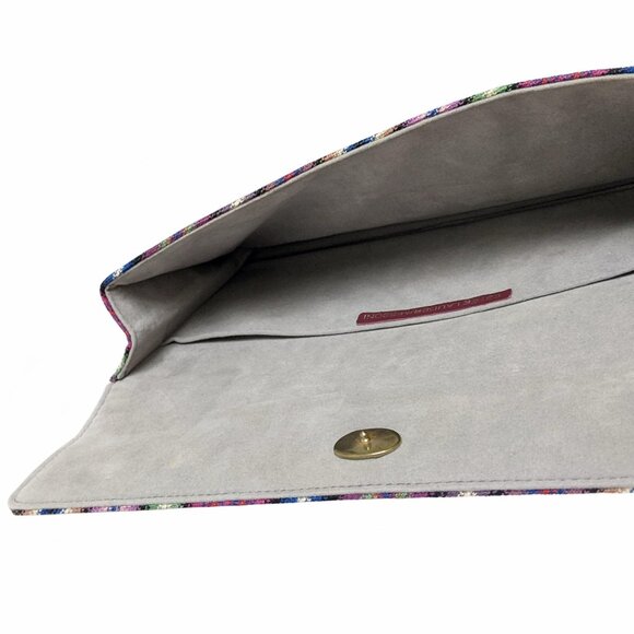 Estée Lauder x Missoni Signature Chevron Print Multicolor Clutch Bag - Picture 15 of 15